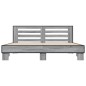 vidaXL Bettgestell Grau Sonoma 200x200 cm Holzwerkstoff und Metall vidaXL Bettgestell Grau Sonoma 200x200 cm Holzwerkstoff und Metall