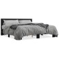 vidaXL Bettgestell Schwarz 180x200 cm Holzwerkstoff und Metall vidaXL Bettgestell Schwarz 180x200 cm Holzwerkstoff und Metall