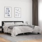 vidaXL Bettgestell Schwarz 180x200 cm Holzwerkstoff und Metall vidaXL Bettgestell Schwarz 180x200 cm Holzwerkstoff und Metall
