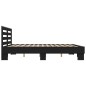 vidaXL Bettgestell Schwarz 180x200 cm Holzwerkstoff und Metall vidaXL Bettgestell Schwarz 180x200 cm Holzwerkstoff und Metall