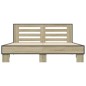 vidaXL Bettgestell Sonoma-Eiche 150x200 cm Holzwerkstoff und Metall vidaXL Bettgestell Sonoma-Eiche 150x200 cm Holzwerkstoff und Metall