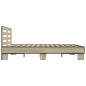 vidaXL Bettgestell Sonoma-Eiche 150x200 cm Holzwerkstoff und Metall vidaXL Bettgestell Sonoma-Eiche 150x200 cm Holzwerkstoff und Metall