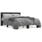 vidaXL Bettgestell Schwarz 140x200 cm Holzwerkstoff und Metall vidaXL Bettgestell Schwarz 140x200 cm Holzwerkstoff und Metall