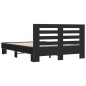 vidaXL Bettgestell Schwarz 140x200 cm Holzwerkstoff und Metall vidaXL Bettgestell Schwarz 140x200 cm Holzwerkstoff und Metall