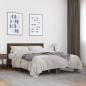 vidaXL Bettgestell Braun Eichen-Optik 140x190 cm Holzwerkstoff Metall vidaXL Bettgestell Braun Eichen-Optik 140x190 cm Holzwerkstoff Metall