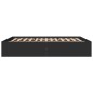 vidaXL Bettgestell Schwarz 150x200 cm Holzwerkstoff vidaXL Bettgestell Schwarz 150x200 cm Holzwerkstoff