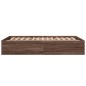 vidaXL Bettgestell Braun Eichen-Optik 120x190 cm Holzwerkstoff vidaXL Bettgestell Braun Eichen-Optik 120x190 cm Holzwerkstoff