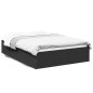 vidaXL Bettgestell Schwarz 120x190 cm Holzwerkstoff vidaXL Bettgestell Schwarz 120x190 cm Holzwerkstoff