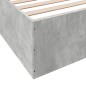 vidaXL Bettgestell Betongrau 180x200 cm Holzwerkstoff vidaXL Bettgestell Betongrau 180x200 cm Holzwerkstoff