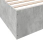 vidaXL Bettgestell Betongrau 200x200 cm Holzwerkstoff vidaXL Bettgestell Betongrau 200x200 cm Holzwerkstoff