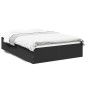 vidaXL Bettgestell Schwarz 135x190 cm Holzwerkstoff vidaXL Bettgestell Schwarz 135x190 cm Holzwerkstoff