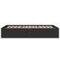 vidaXL Bettgestell Schwarz 135x190 cm Holzwerkstoff vidaXL Bettgestell Schwarz 135x190 cm Holzwerkstoff