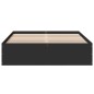 vidaXL Bettgestell Schwarz 140x200 cm Holzwerkstoff vidaXL Bettgestell Schwarz 140x200 cm Holzwerkstoff