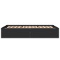 vidaXL Bettgestell Schwarz 140x200 cm Holzwerkstoff vidaXL Bettgestell Schwarz 140x200 cm Holzwerkstoff