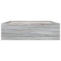 vidaXL Bettgestell Grau Sonoma 160x200 cm Holzwerkstoff vidaXL Bettgestell Grau Sonoma 160x200 cm Holzwerkstoff