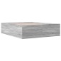 vidaXL Bettgestell Grau Sonoma 160x200 cm Holzwerkstoff vidaXL Bettgestell Grau Sonoma 160x200 cm Holzwerkstoff