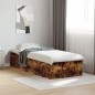 vidaXL Bettgestell Räuchereiche 90x200 cm Holzwerkstoff vidaXL Bettgestell Räuchereiche 90x200 cm Holzwerkstoff