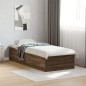 vidaXL Bettgestell Braun Eichen-Optik 90x190 cm Holzwerkstoff vidaXL Bettgestell Braun Eichen-Optik 90x190 cm Holzwerkstoff
