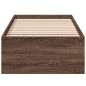 vidaXL Bettgestell Braun Eichen-Optik 90x190 cm Holzwerkstoff vidaXL Bettgestell Braun Eichen-Optik 90x190 cm Holzwerkstoff