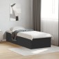 vidaXL Bettgestell Schwarz 90x200 cm Holzwerkstoff vidaXL Bettgestell Schwarz 90x200 cm Holzwerkstoff