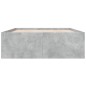 vidaXL Bettgestell Betongrau 120x190 cm Holzwerkstoff vidaXL Bettgestell Betongrau 120x190 cm Holzwerkstoff