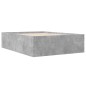 vidaXL Bettgestell Betongrau 120x190 cm Holzwerkstoff vidaXL Bettgestell Betongrau 120x190 cm Holzwerkstoff