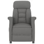 Massagesessel Elektrisch Dunkelgrau Wildleder-Optik Massagesessel Elektrisch Dunkelgrau Wildleder-Optik