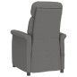 Massagesessel Elektrisch Dunkelgrau Wildleder-Optik Massagesessel Elektrisch Dunkelgrau Wildleder-Optik