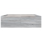 vidaXL Bettgestell Grau Sonoma 150x200 cm Holzwerkstoff vidaXL Bettgestell Grau Sonoma 150x200 cm Holzwerkstoff