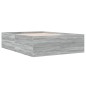 vidaXL Bettgestell Grau Sonoma 140x200 cm Holzwerkstoff vidaXL Bettgestell Grau Sonoma 140x200 cm Holzwerkstoff