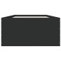 vidaXL Bettgestell Schwarz 75x190 cm Holzwerkstoff vidaXL Bettgestell Schwarz 75x190 cm Holzwerkstoff