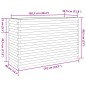 vidaXL Pflanzkübel Wachsbraun 110x40x68,5 cm Massivholz Kiefer vidaXL Pflanzkübel Wachsbraun 110x40x68,5 cm Massivholz Kiefer
