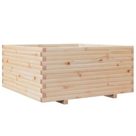 vidaXL Pflanzkübel 100x100x49,5 cm Massivholz Kiefer