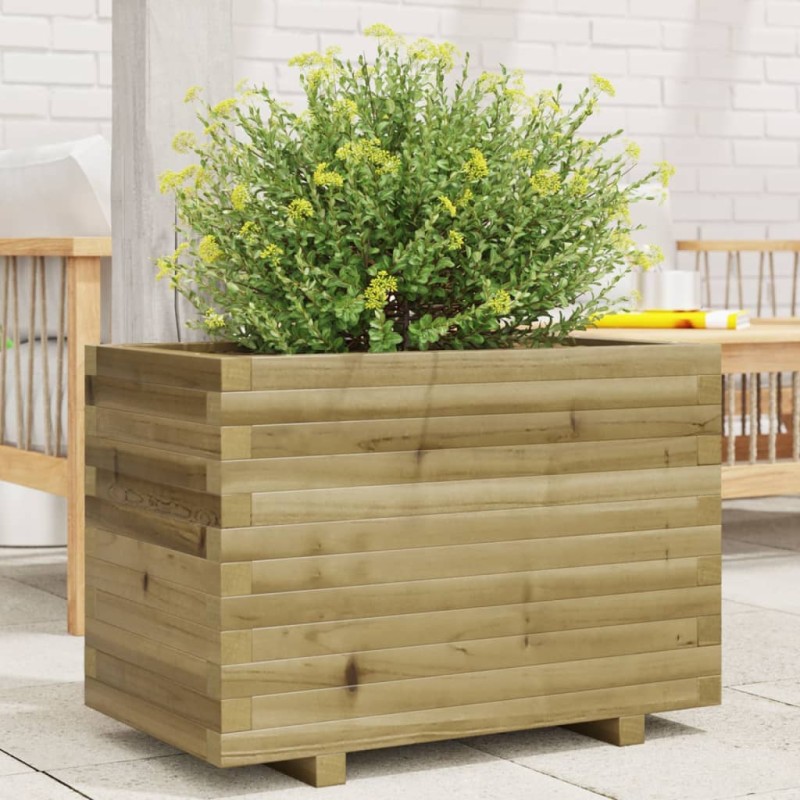 vidaXL Pflanzkübel 70x40x49,5 cm Kiefernholz Imprägniert vidaXL Pflanzkübel 70x40x49,5 cm Kiefernholz Imprägniert