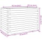 vidaXL Pflanzkübel Wachsbraun 70x40x49,5 cm Massivholz Kiefer vidaXL Pflanzkübel Wachsbraun 70x40x49,5 cm Massivholz Kiefer
