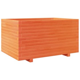 vidaXL Pflanzkübel Wachsbraun 90x60x49,5 cm Massivholz Kiefer