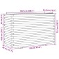 vidaXL Pflanzkübel 110x40x72,5 cm Kiefernholz Imprägniert vidaXL Pflanzkübel 110x40x72,5 cm Kiefernholz Imprägniert