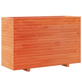 vidaXL Pflanzkübel Wachsbraun 110x40x72,5 cm Massivholz Kiefer