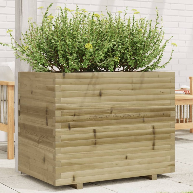 vidaXL Pflanzkübel 90x60x72,5 cm Kiefernholz Imprägniert vidaXL Pflanzkübel 90x60x72,5 cm Kiefernholz Imprägniert
