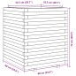 vidaXL Pflanzkübel 60x60x72 cm Massivholz Douglasie vidaXL Pflanzkübel 60x60x72 cm Massivholz Douglasie