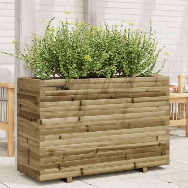 vidaXL Pflanzkübel 110x40x72 cm Kiefernholz Imprägniert vidaXL Pflanzkübel 110x40x72 cm Kiefernholz Imprägniert