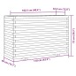 vidaXL Pflanzkübel 110x40x72 cm Kiefernholz Imprägniert vidaXL Pflanzkübel 110x40x72 cm Kiefernholz Imprägniert