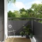 vidaXL Balkon-Sichtschutz Anthrazit 400x100 cm Poly Rattan vidaXL Balkon-Sichtschutz Anthrazit 400x100 cm Poly Rattan