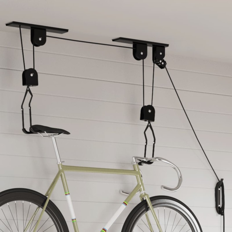 vidaXL Fahrradlifts 2 Stk. Deckenmontage 20 kg vidaXL Fahrradlifts 2 Stk. Deckenmontage 20 kg