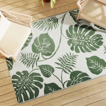 vidaXL Outdoor-Teppich Grün 140x200 cm PP