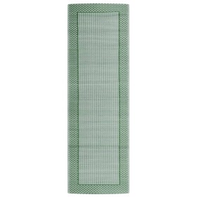 vidaXL Outdoor-Teppich Grün 80x250 cm PP