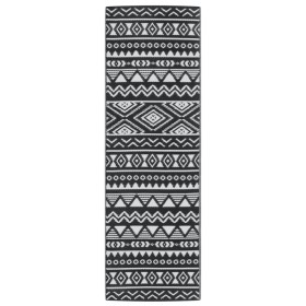 vidaXL Outdoor-Teppich Schwarz 80x250 cm PP