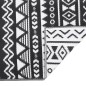 vidaXL Outdoor-Teppich Schwarz 80x250 cm PP vidaXL Outdoor-Teppich Schwarz 80x250 cm PP