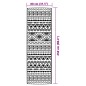 vidaXL Outdoor-Teppich Schwarz 80x250 cm PP vidaXL Outdoor-Teppich Schwarz 80x250 cm PP