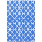 vidaXL Outdoor-Teppich Blau und Weiß 140x200 cm PP vidaXL Outdoor-Teppich Blau und Weiß 140x200 cm PP